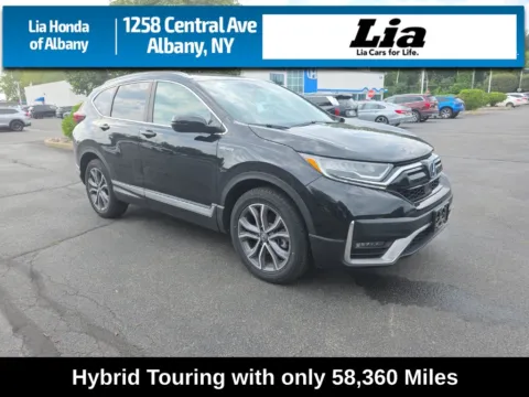 Black 2022 Honda CR-V Hybrid Touring for sale in Albany, NY
