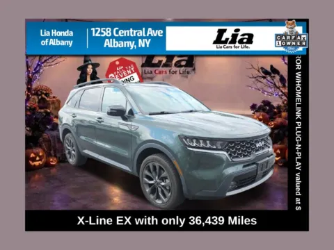Green 2023 Kia Sorento X-Line EX for sale in Albany, NY