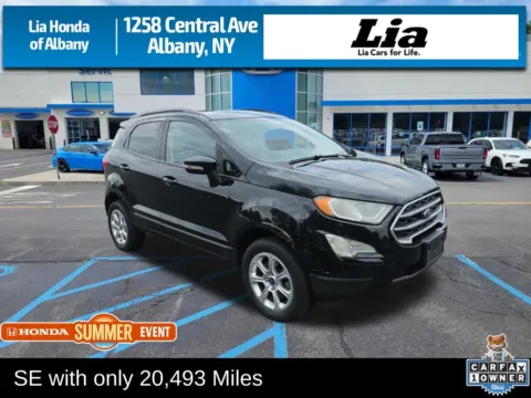 Black 2020 Ford EcoSport SE for sale in Albany, NY