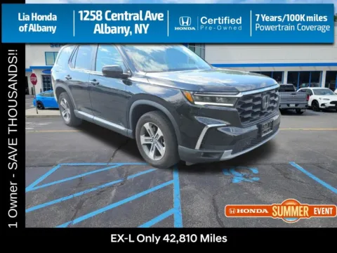 Black 2023 Honda Pilot EX-L for sale in Albany, NY