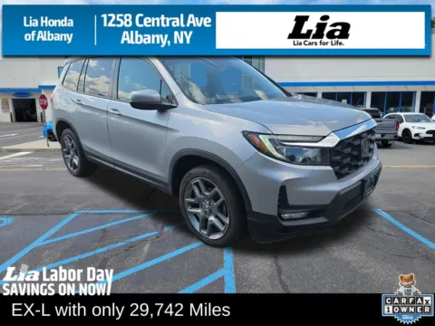 Silver 2023 Honda Passport EX-L for sale in Albany, NY