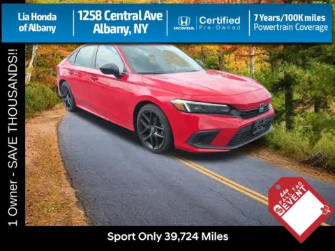 Red 2024 Honda Civic Sport for sale in Albany, NY