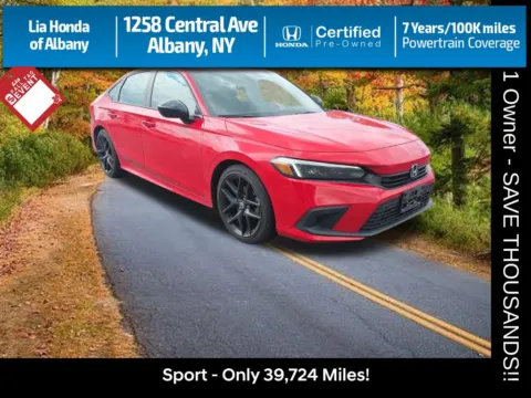Red 2024 Honda Civic Sport for sale in Albany, NY
