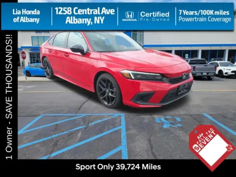 Red 2024 Honda Civic Sport for sale in Albany, NY