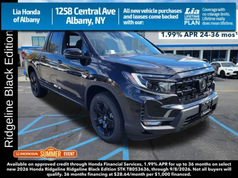 Unknown 2026 Honda Ridgeline Black Edition for sale in Albany, NY