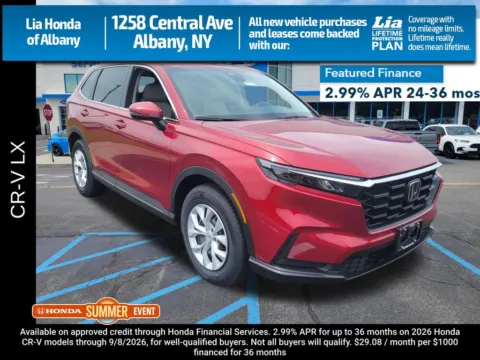 Red 2026 Honda CR-V LX for sale in Albany, NY