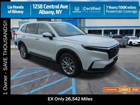 White 2024 Honda CR-V EX for sale in Albany, NY
