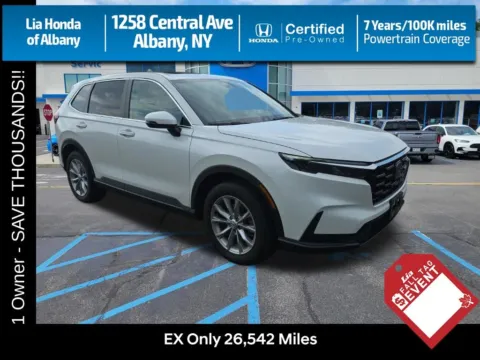 White 2024 Honda CR-V EX for sale in Albany, NY