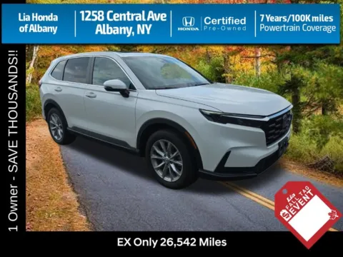 White 2024 Honda CR-V EX for sale in Albany, NY