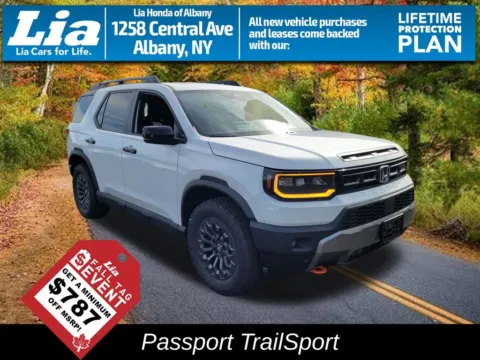 White 2026 Honda Passport TrailSport for sale in Albany, NY