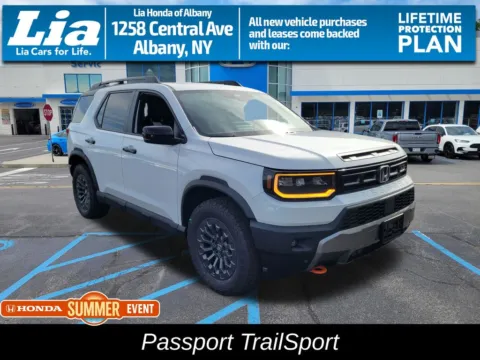 White 2026 Honda Passport TrailSport for sale in Albany, NY