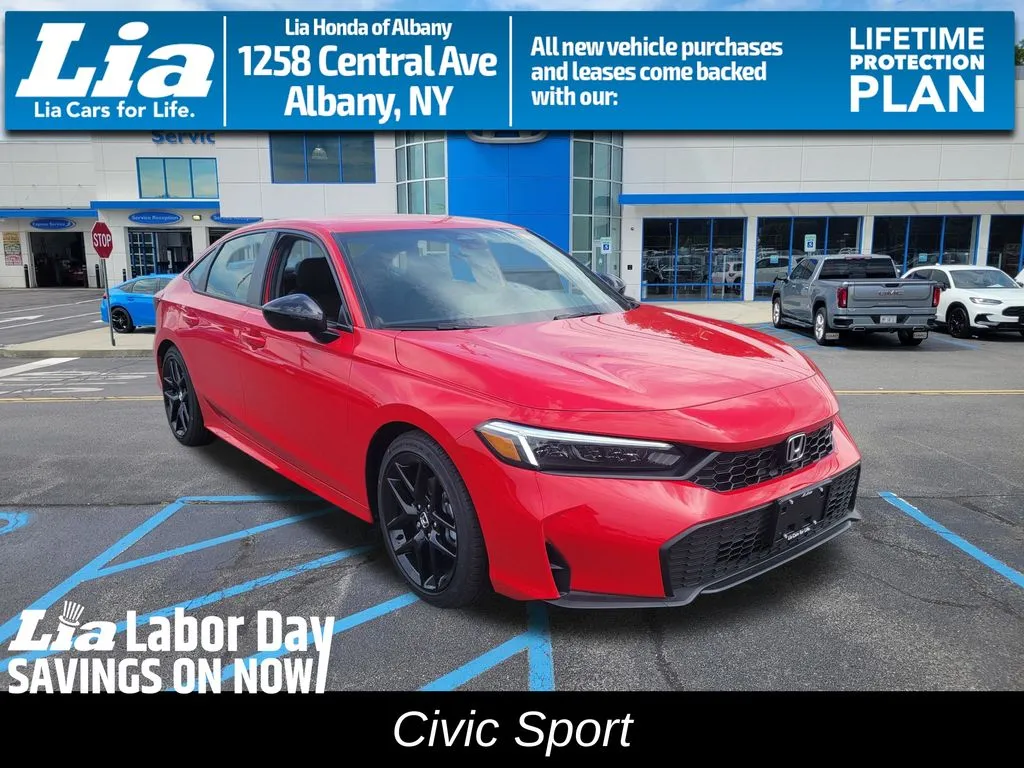 Red 2026 Honda Civic Sport for sale in Albany, NY