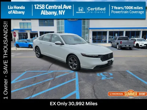 White 2024 Honda Accord EX for sale in Albany, NY