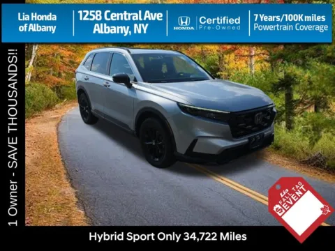 Silver 2024 Honda CR-V Hybrid Sport for sale in Albany, NY