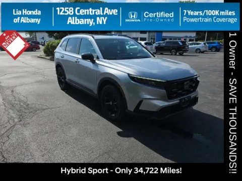 Silver 2024 Honda CR-V Hybrid Sport for sale in Albany, NY