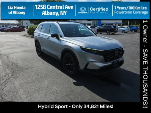 Silver 2024 Honda CR-V Hybrid Sport for sale in Albany, NY