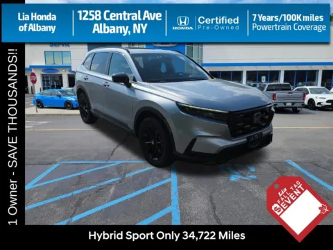 Silver 2024 Honda CR-V Hybrid Sport for sale in Albany, NY