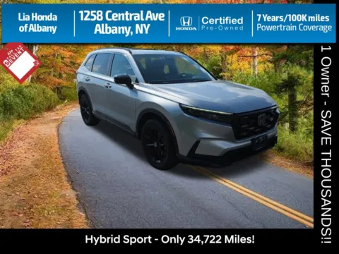 Silver 2024 Honda CR-V Hybrid Sport for sale in Albany, NY