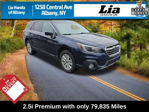 Blue 2018 Subaru Outback 2.5i Premium for sale in Albany, NY