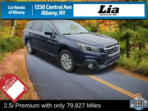 Blue 2018 Subaru Outback 2.5i Premium for sale in Albany, NY