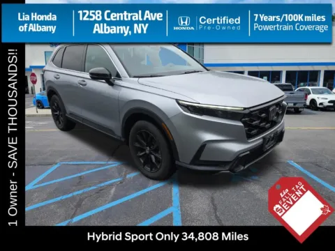 Silver 2024 Honda CR-V Hybrid Sport for sale in Albany, NY