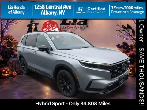 Silver 2024 Honda CR-V Hybrid Sport for sale in Albany, NY