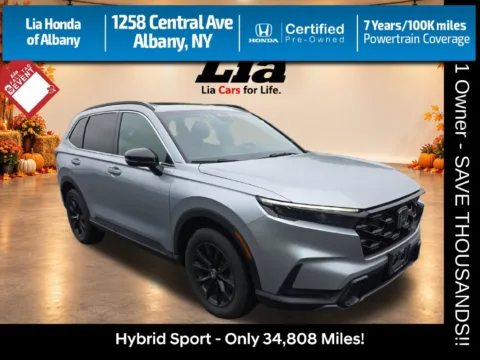 Silver 2024 Honda CR-V Hybrid Sport for sale in Albany, NY