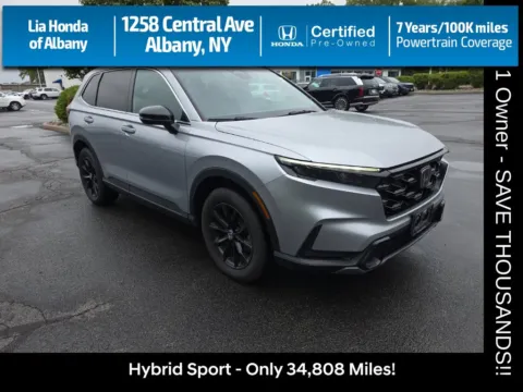 Silver 2024 Honda CR-V Hybrid Sport for sale in Albany, NY