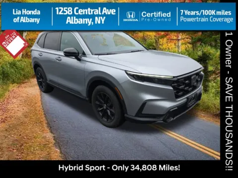 Silver 2024 Honda CR-V Hybrid Sport for sale in Albany, NY