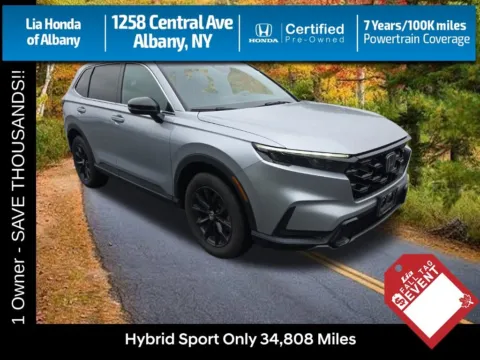 Silver 2024 Honda CR-V Hybrid Sport for sale in Albany, NY