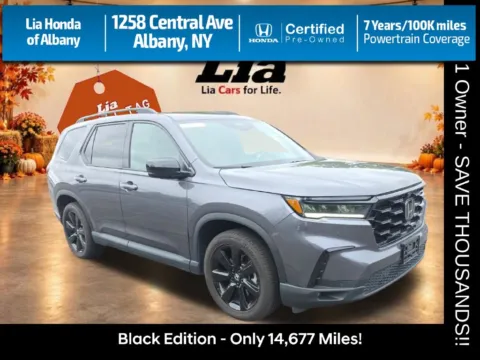 Gray 2025 Honda Pilot Black Edition for sale in Albany, NY