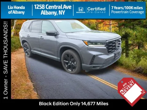Gray 2025 Honda Pilot Black Edition for sale in Albany, NY