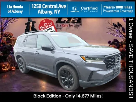 Gray 2025 Honda Pilot Black Edition for sale in Albany, NY