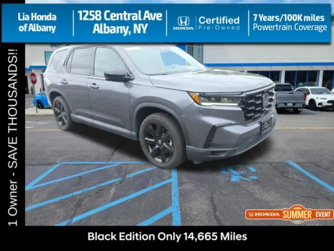 Gray 2025 Honda Pilot Black Edition for sale in Albany, NY