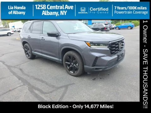 Gray 2025 Honda Pilot Black Edition for sale in Albany, NY