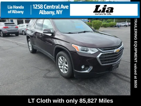 Black 2021 Chevrolet Traverse LT for sale in Albany, NY