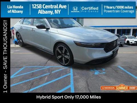 Gray 2024 Honda Accord Hybrid Sport for sale in Albany, NY