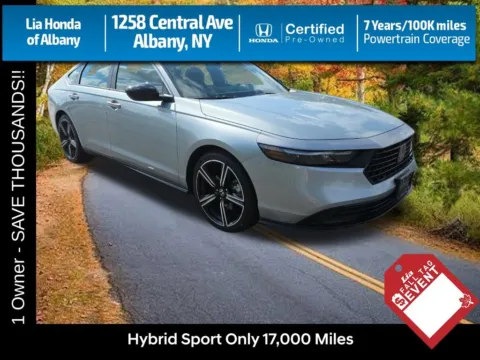 Gray 2024 Honda Accord Hybrid Sport for sale in Albany, NY