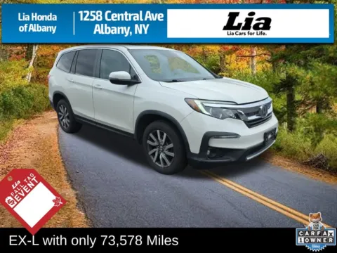 White 2019 Honda Pilot EX-L for sale in Albany, NY