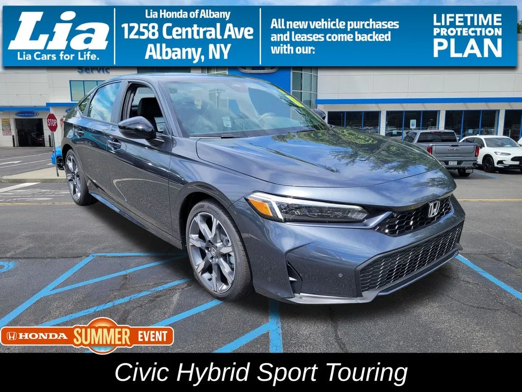 Gray 2026 Honda Civic Hybrid Sport Touring for sale in Albany, NY