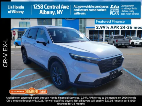 White 2026 Honda CR-V EX-L for sale in Albany, NY