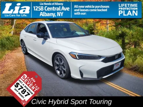 White 2026 Honda Civic Hybrid Sport Touring for sale in Albany, NY