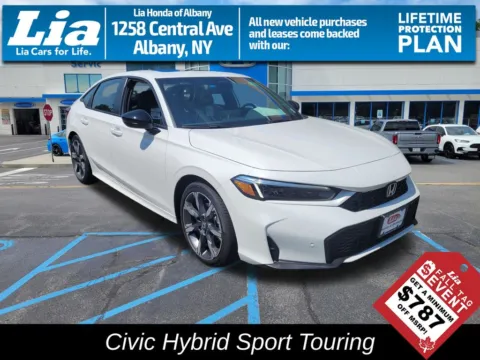 White 2026 Honda Civic Hybrid Sport Touring for sale in Albany, NY