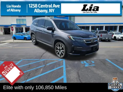Gray 2021 Honda Pilot Elite for sale in Albany, NY
