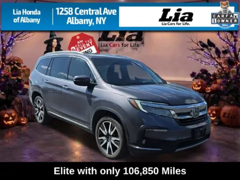 Gray 2021 Honda Pilot Elite for sale in Albany, NY