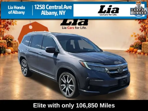 Gray 2021 Honda Pilot Elite for sale in Albany, NY