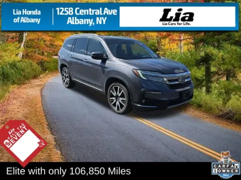 Gray 2021 Honda Pilot Elite for sale in Albany, NY