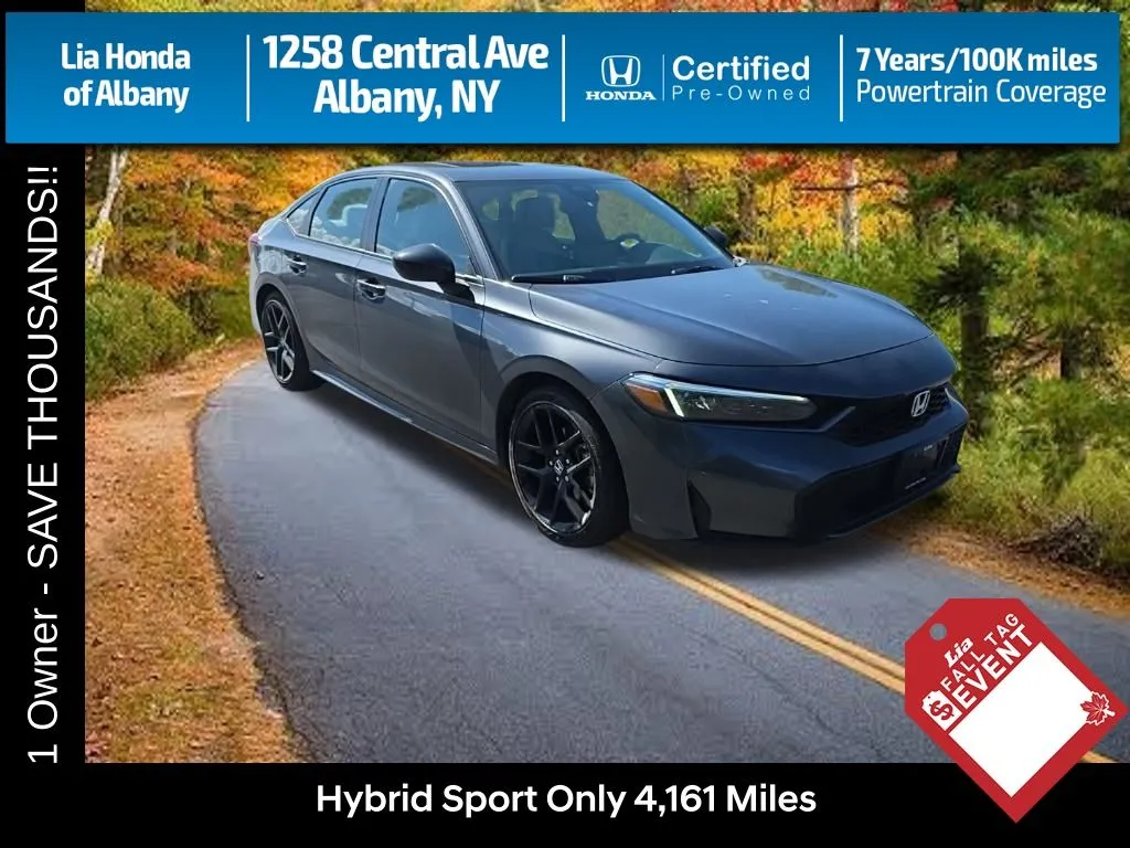 Gray 2026 Honda Civic Hybrid Sport for sale in Albany, NY