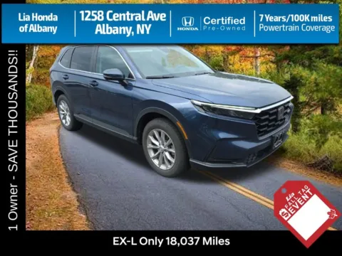 Blue 2024 Honda CR-V EX-L for sale in Albany, NY