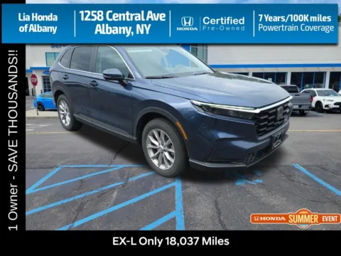 Blue 2024 Honda CR-V EX-L for sale in Albany, NY